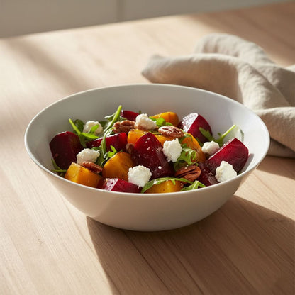 Opal White Salad Bowl