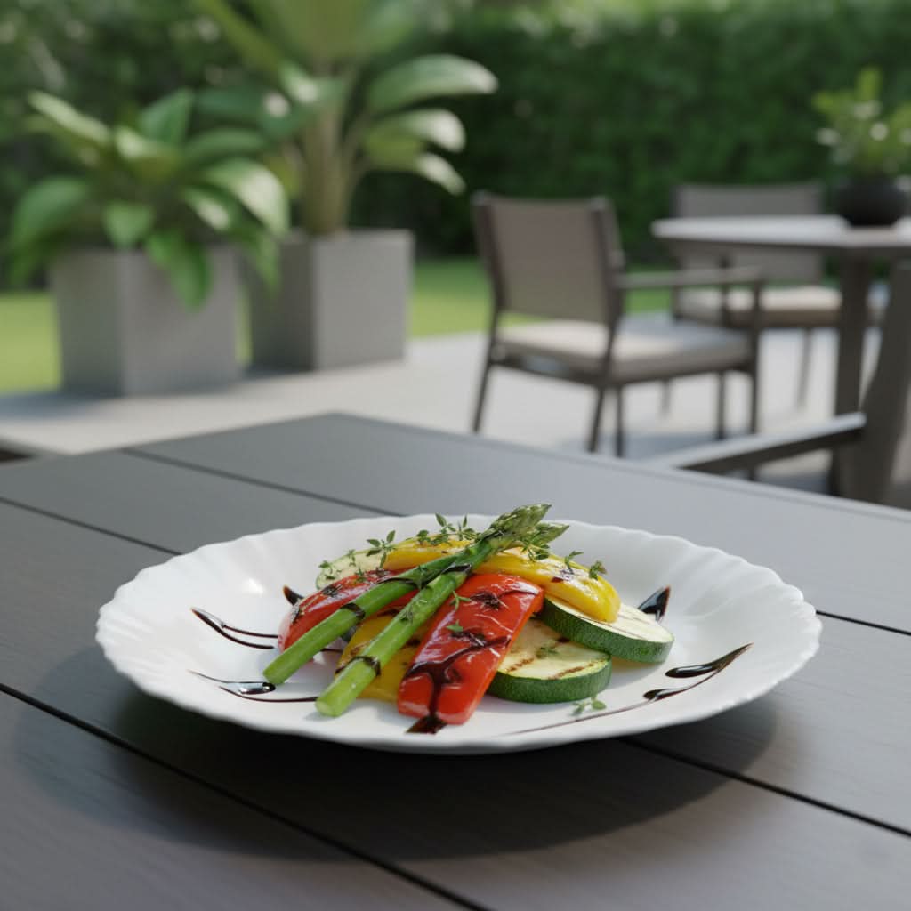 Opal White Dinner Plate