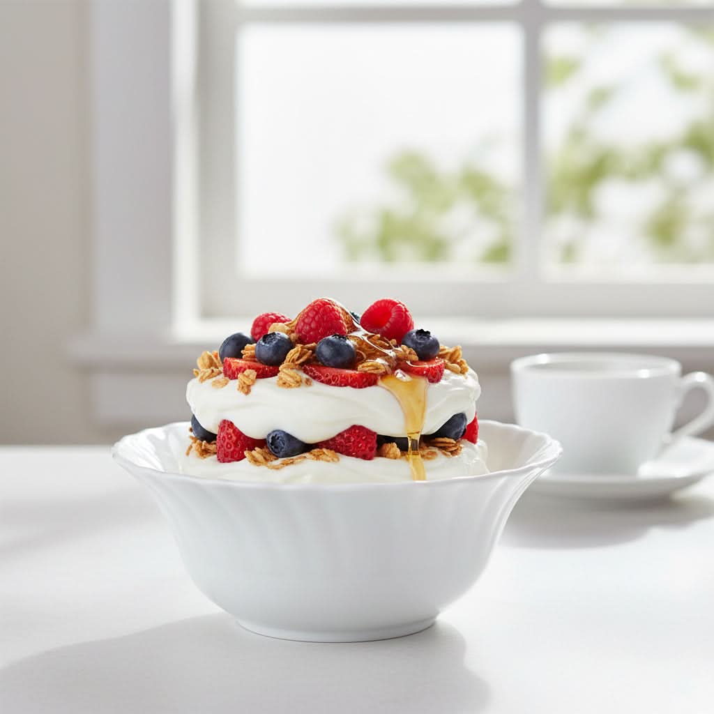 Opal White Individual Bowl