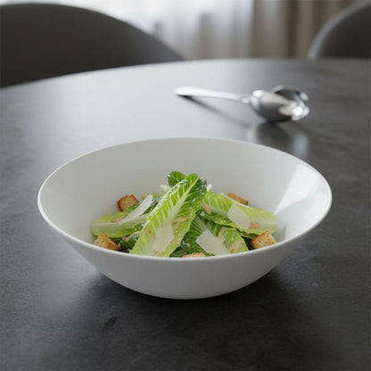 Opal White Salad Bowl