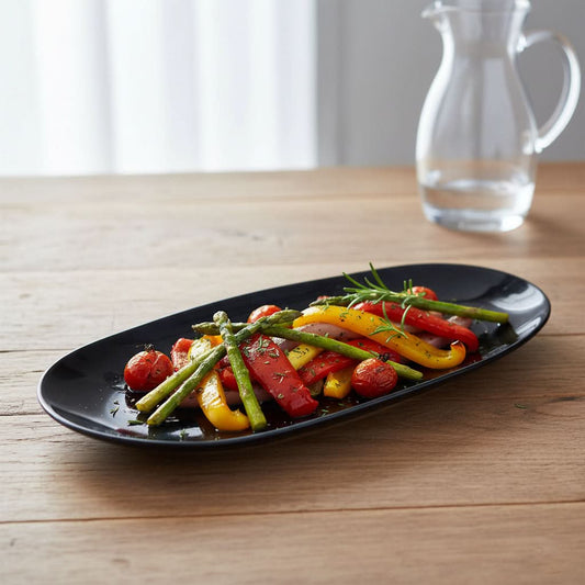 Opal Black Serving Dish