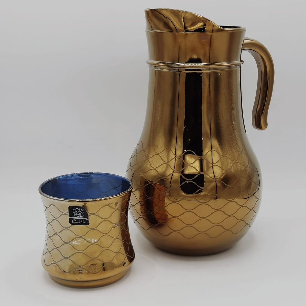 Fashionable Golden DOF Water Set 7Pcs