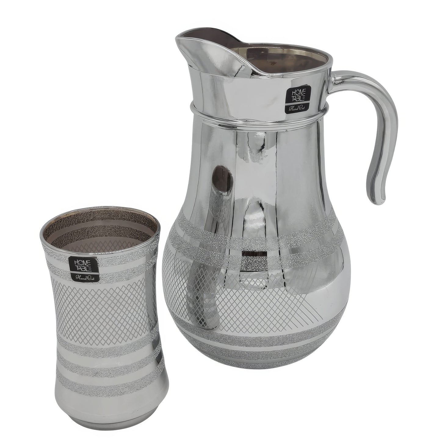 Silverline Jug glass set with HB glass-7 PC (Glassware)