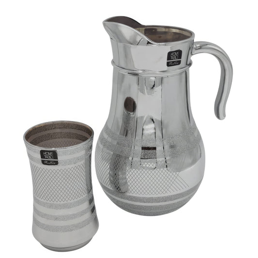 Silverline Jug glass set with HB glass-7 PC (Glassware)