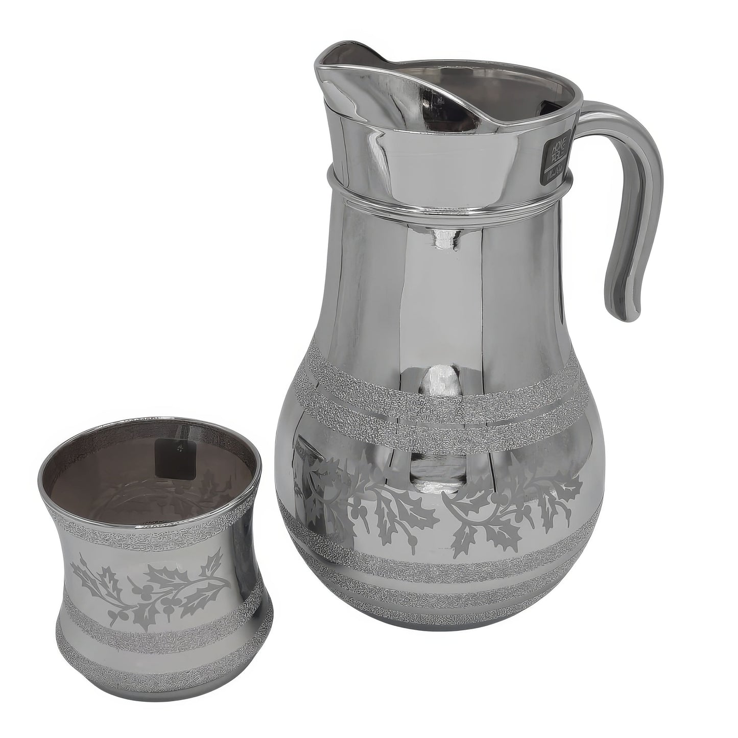 Olive Leaf Jug glass set with DOF glass-7 PC (Glassware)