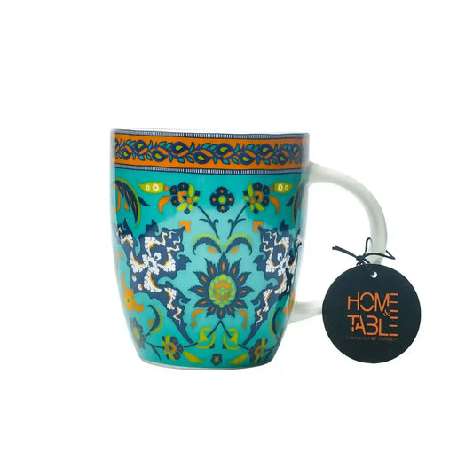 Azure Bloom Mug