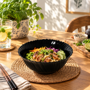 Opal Black 8" Salad Bowl 1 pc