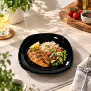Carine Opal Black 9" Soup Plate 1 pc