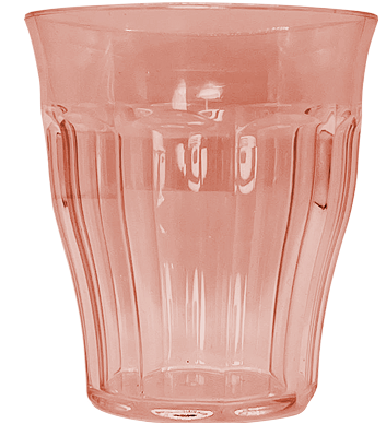 Acrylic Sparkling Glass 270 ml Glass 1pc