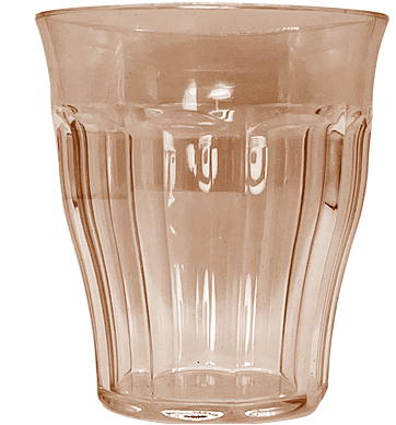 Acrylic Sparkling Glass 270 ml Glass 1pc