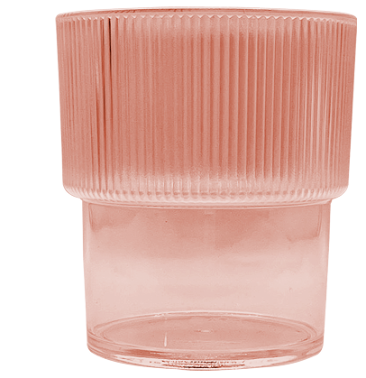 Acrylic Frosted Stackable 335 ml Glass 1pc