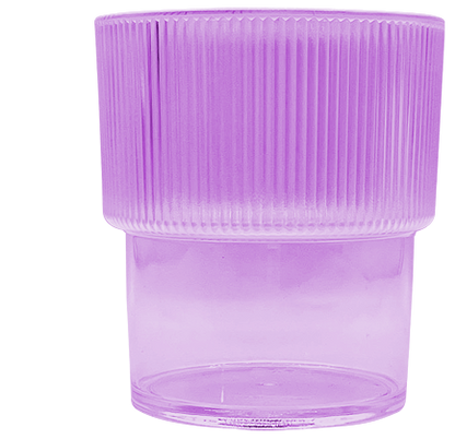Acrylic Frosted Stackable 335 ml Glass 1pc