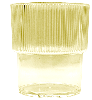 Acrylic Frosted Stackable 335 ml Glass 1pc