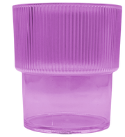 Acrylic Frosted Stackable 335 ml Glass 1pc