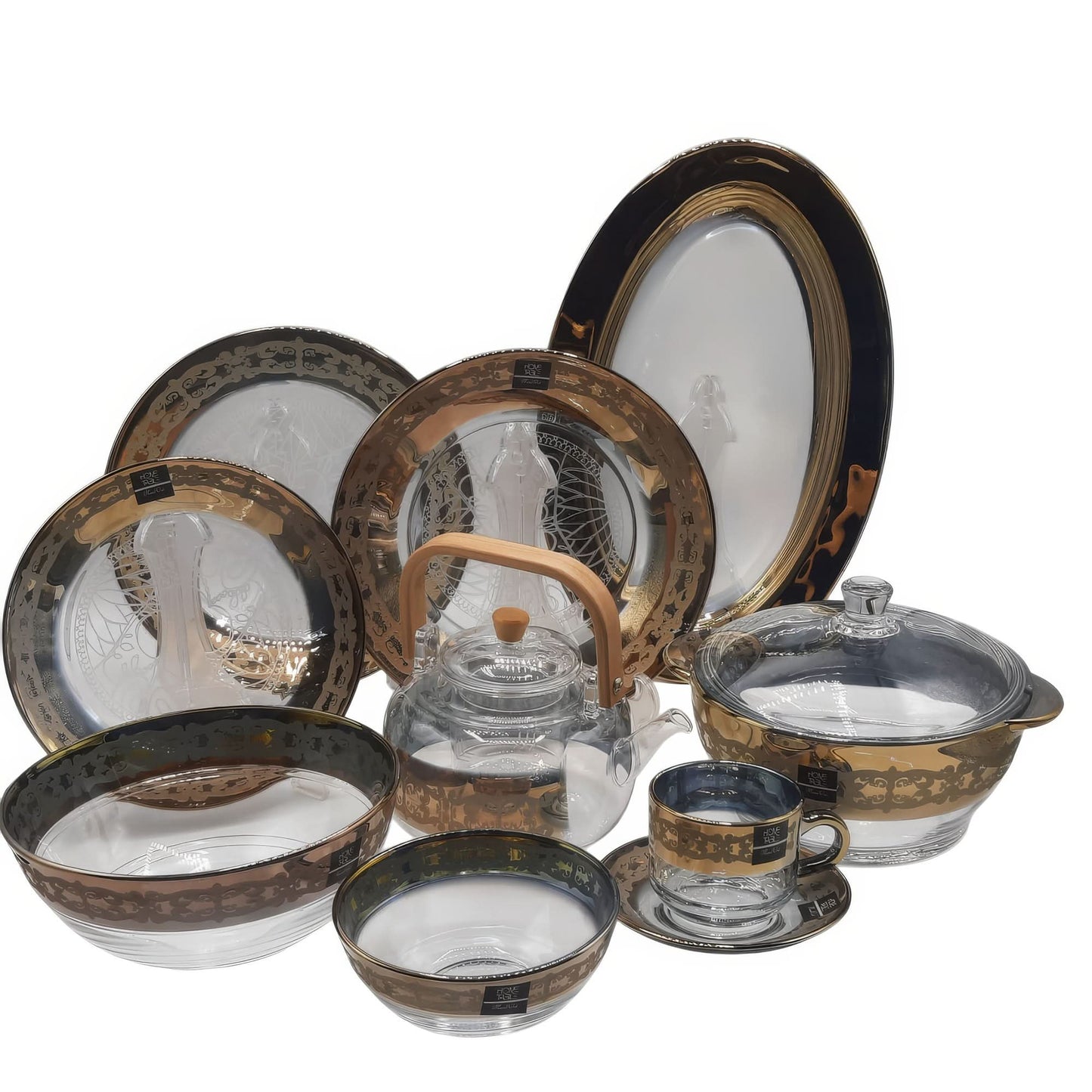 The Royal Feast Dinnerware Set – 42 Piece Gift Box
