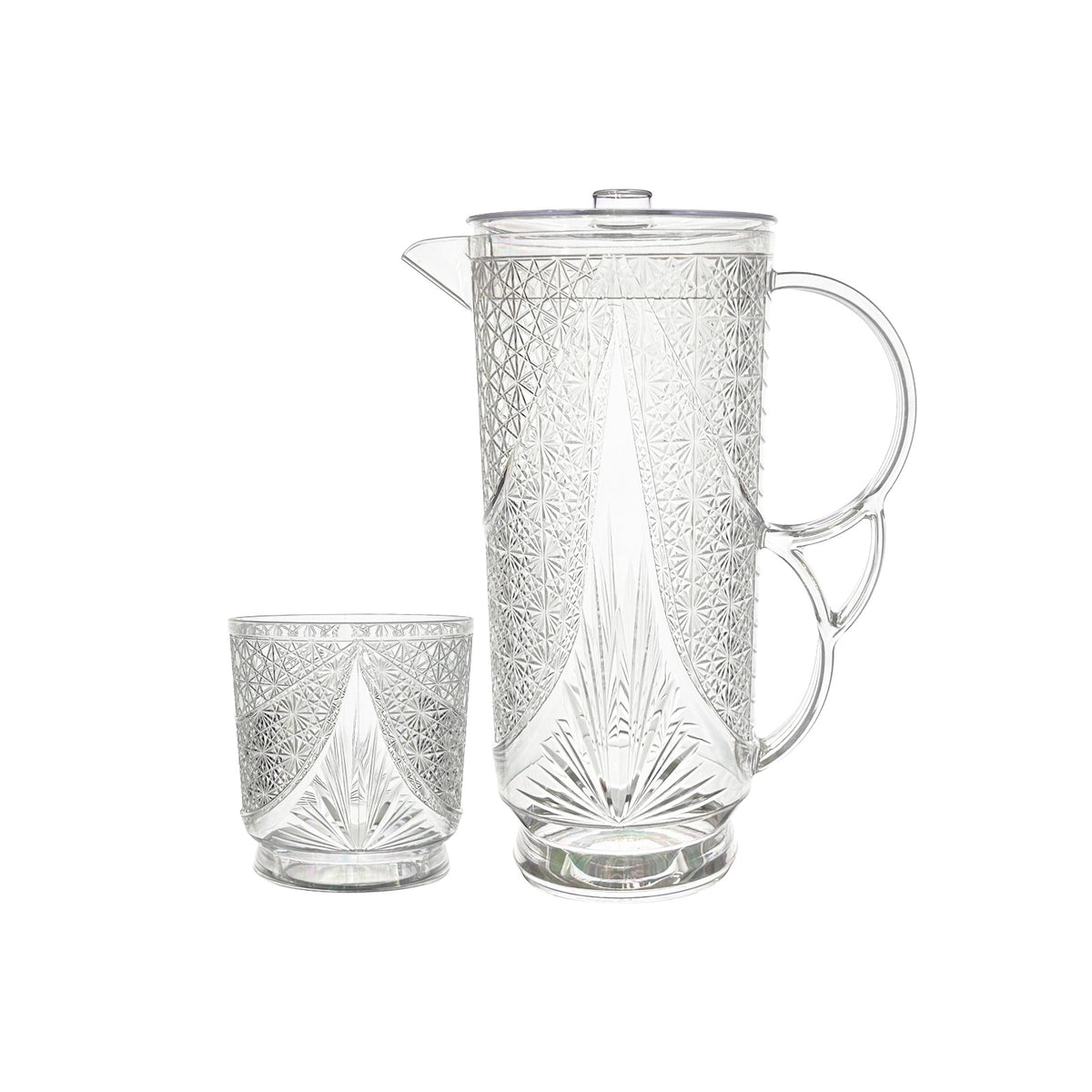 PETAL CRYSTAL WATER SET DOF 1PC