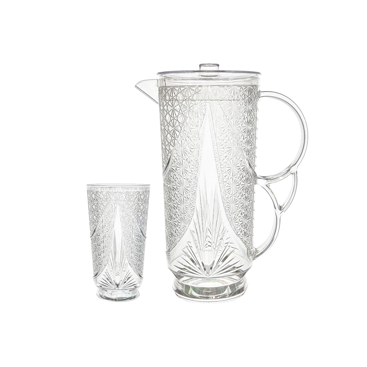 PETAL CRYSTAL WATER SET HB 1PC