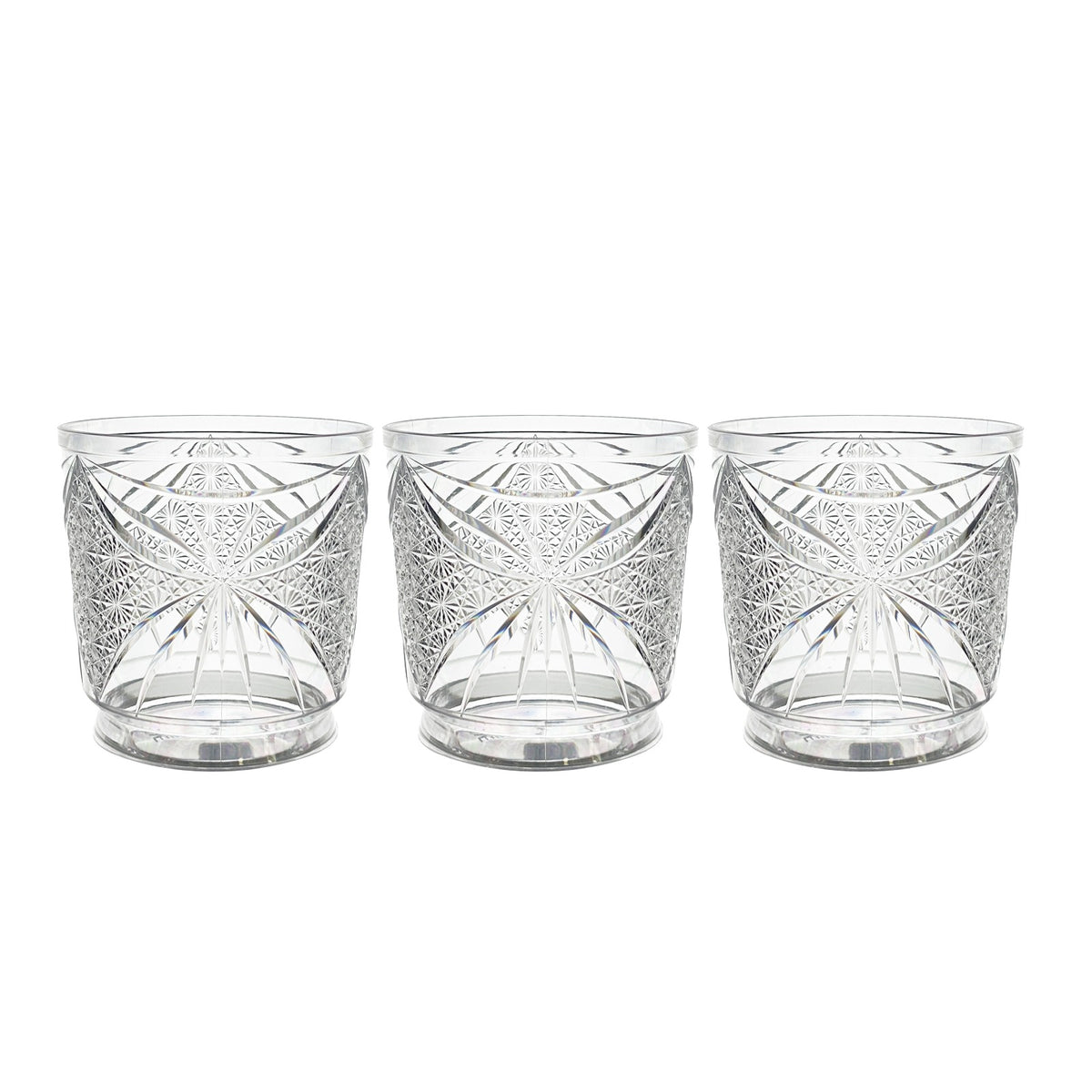 ELARA CRYSTAL GLASS DOF 3PC