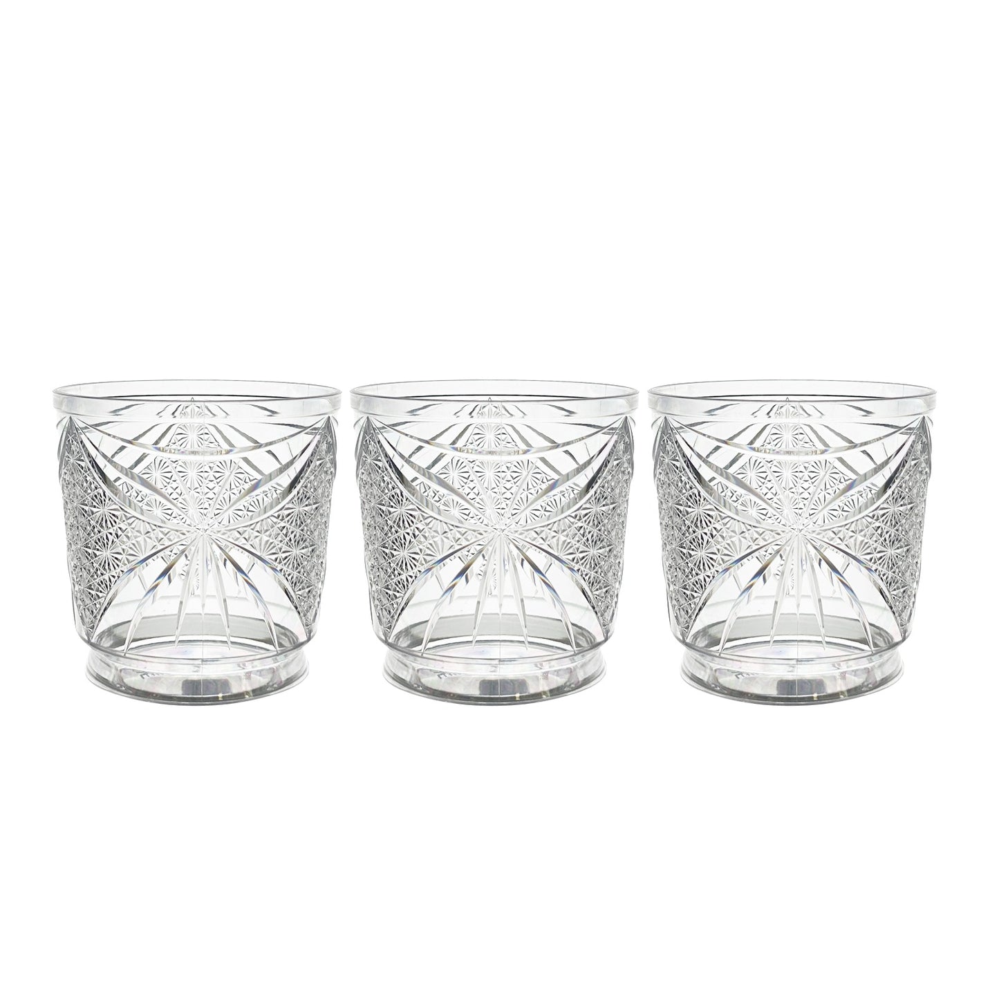 ELARA CRYSTAL GLASS DOF 3PC