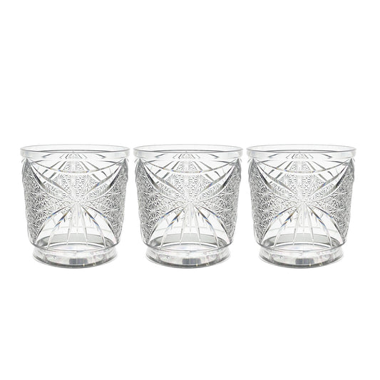 ELARA CRYSTAL GLASS DOF 3PC