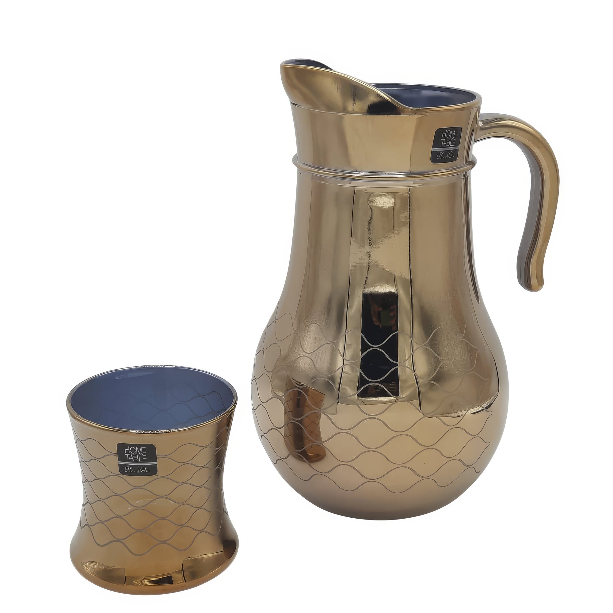 Luxury Golden Jug glass set with DOF glass (Glassware)