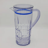 Acrylic Spearhead Cut Jug With Sealed Cap