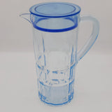 Acrylic Spearhead Cut Jug With Sealed Cap