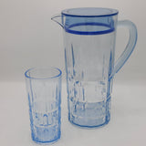 Acrylic Spearhead Cut Water Set 7 Pc (Hb Glass)