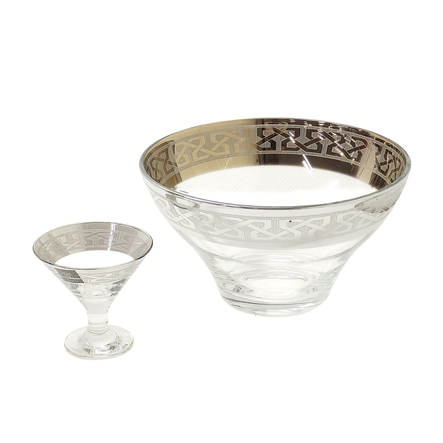 Ornate Venezia Golden Ice Cream Set – 7 Pcs