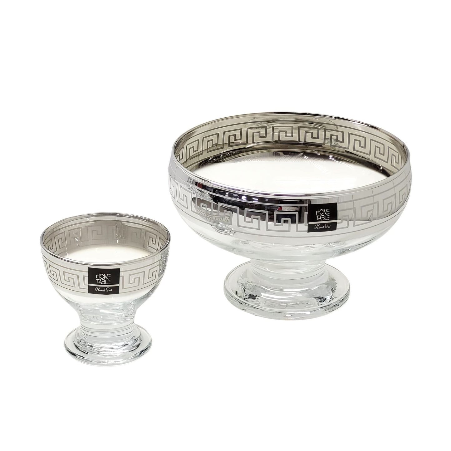 Venezia Silver Radiant Ice Cream Set – 7 Pcs