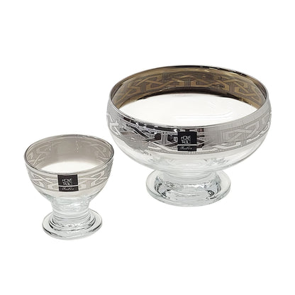 Venezia Silver Shine Dessert Set – 7 Pcs