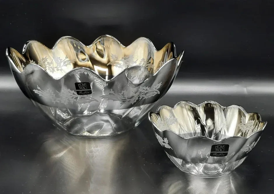 Lavish Hasir Silver Fruit Set 7Pc (Glass)