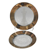 Vintage Gold Dessert Plate Set 7 PCS