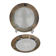 Vintage Gold Dessert Plate Set 7 PCS
