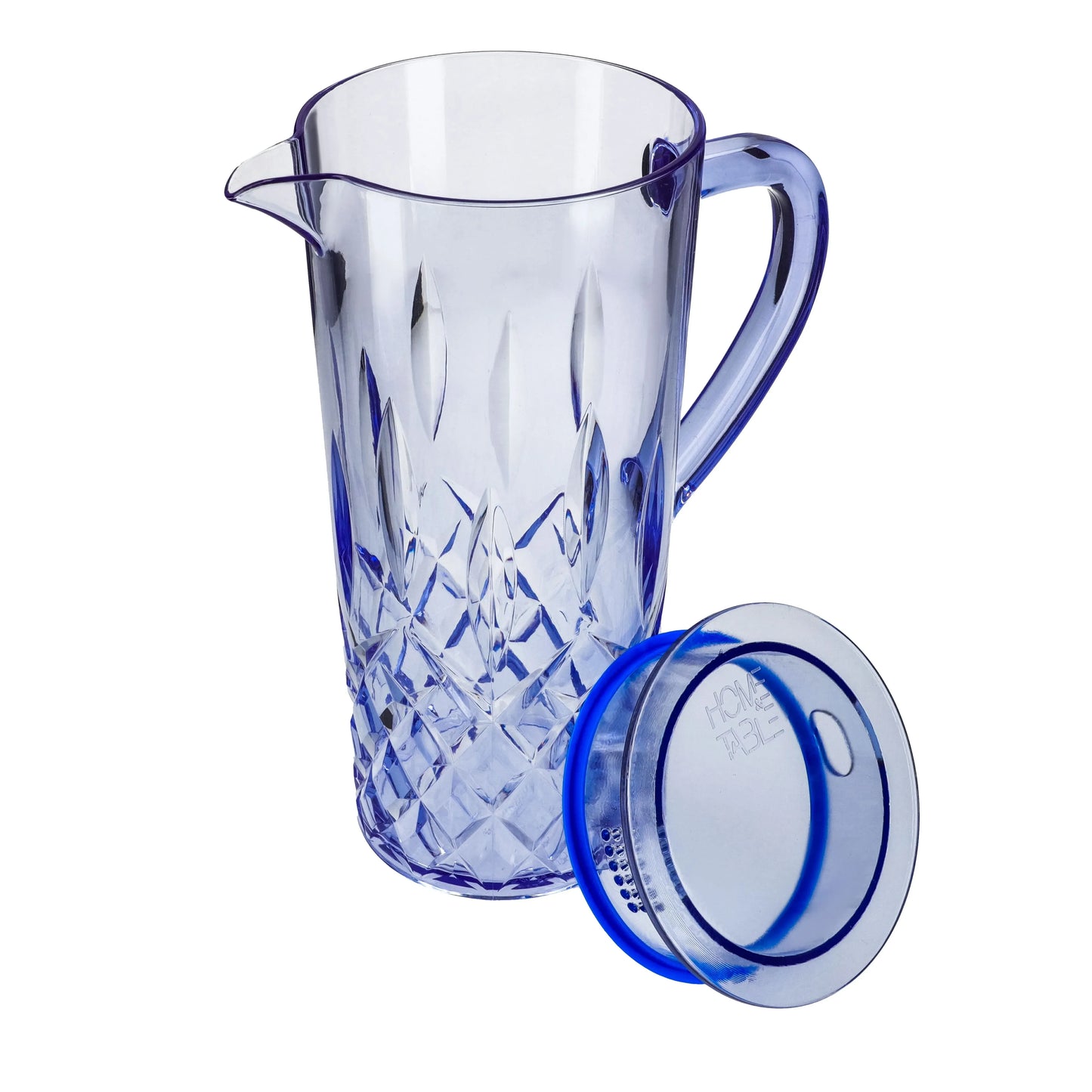 Acrylic Diamond Cut Jug With Sealed Cap 1Pc