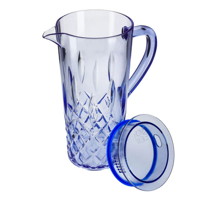 Acrylic Diamond Cut Jug With Sealed Cap 1Pc