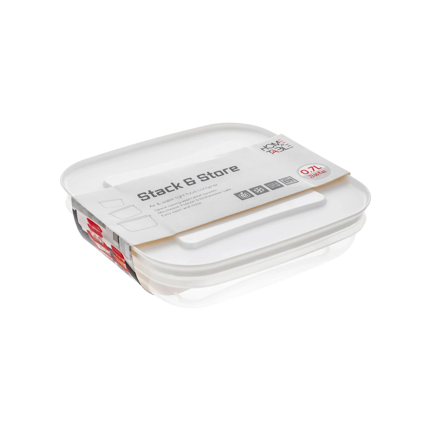 Premium Storage Square Box 0.7Ltr