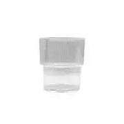 Acrylic Frosted Stackable 335 ml Glass 1pc