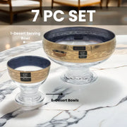 Venezia Golden Opal Ice Cream Set – 7 Pcs