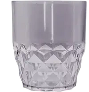 Acrylic Frosted Diamond 340 ml Glass 1pc