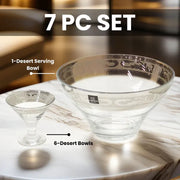 Venezia Golden Radiance Ice Cream Set – 7 Pcs