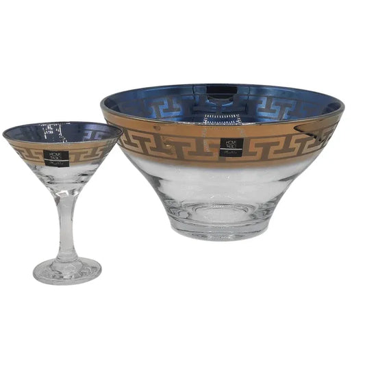 Venezia H/GOLD & Cutting Ice Cream Set 7PC