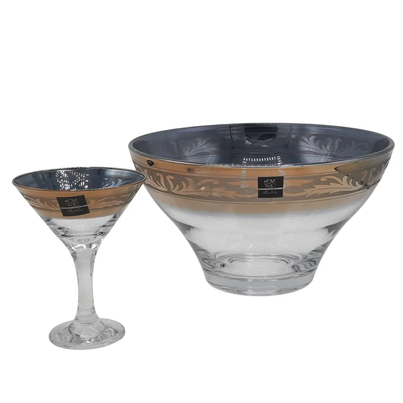 Venezia H/GOLD & Cutting Ice Cream Set 7PC