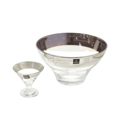 Elegant Venezia Golden Ice Cream Set – 7 Pcs