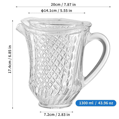 Acrylic Diamond Net Jug 1300ml 1 PC