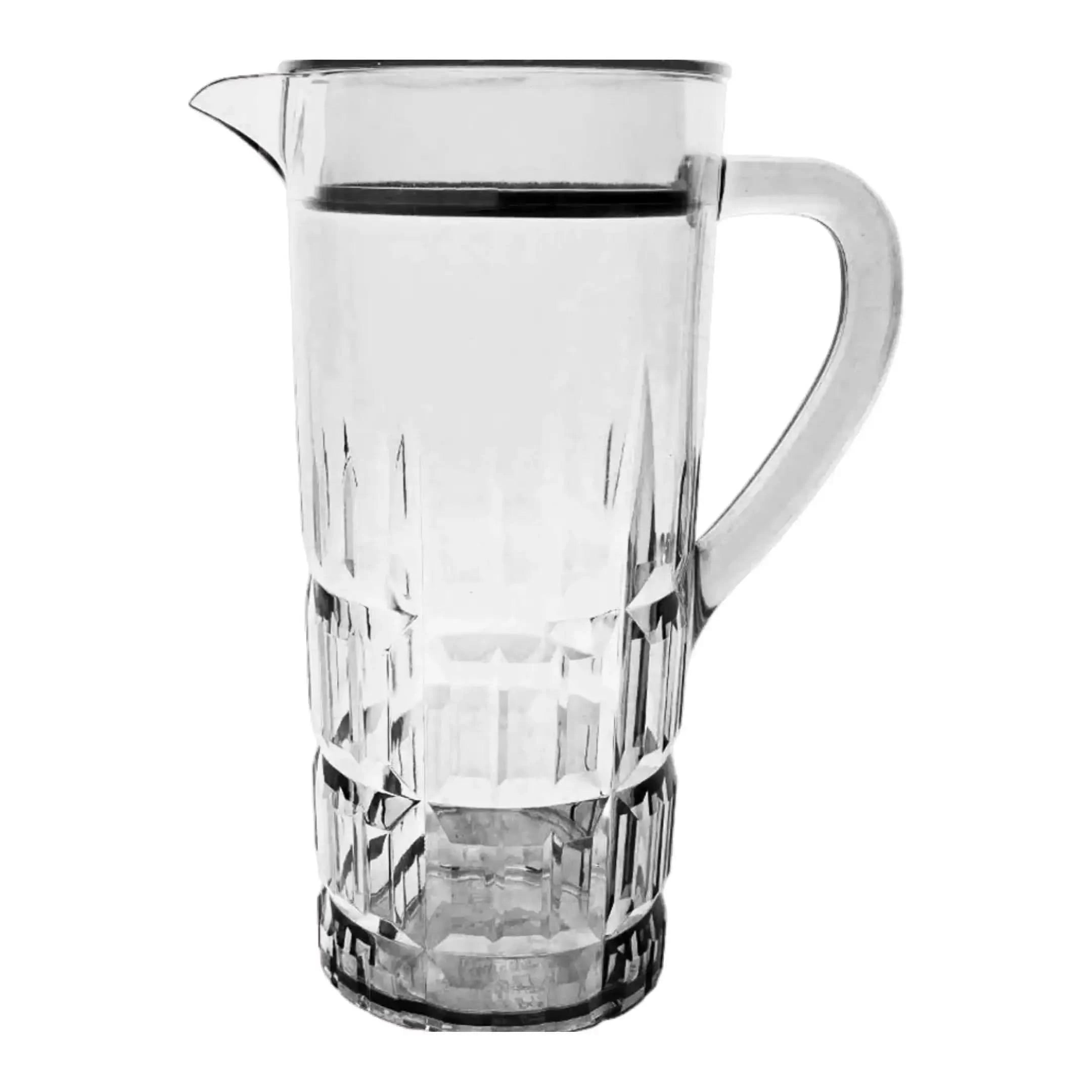 Acrylic Spearhead Cut Jug With Sealed Cap 1Pc
