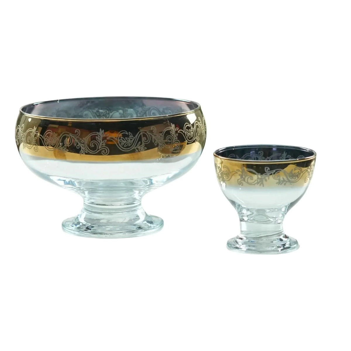 Gold & Cut Ice Cream 7PC Set