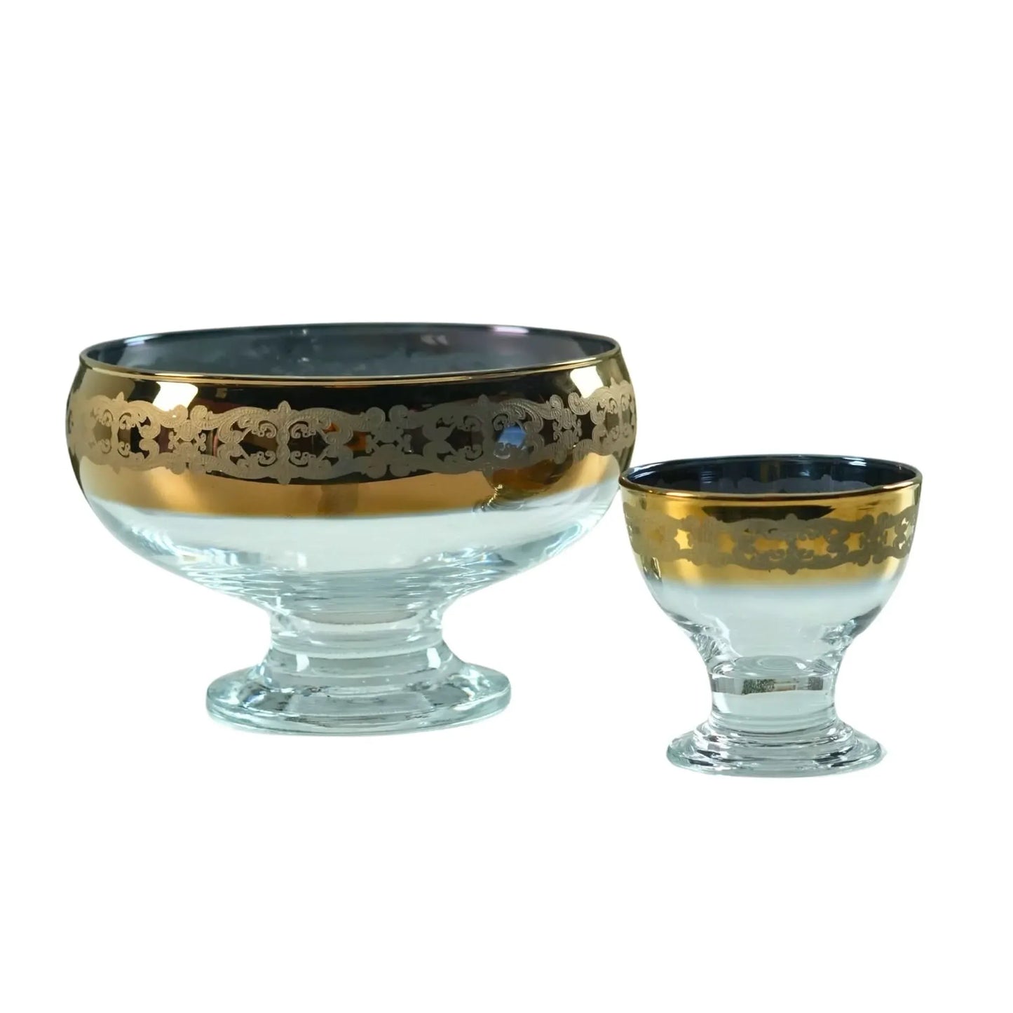 Gold & Cut Ice Cream 7PC Set