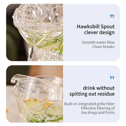 Acrylic Baroque Spark Water Set 7pc (glass 330ml & jug 1300ml)