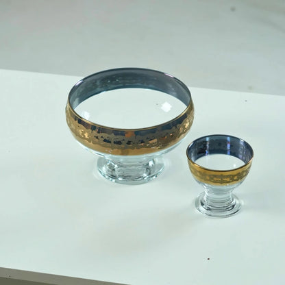 Gold & Cut Ice Cream 7PC Set